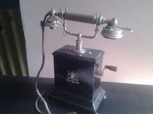 antique telephone, government used